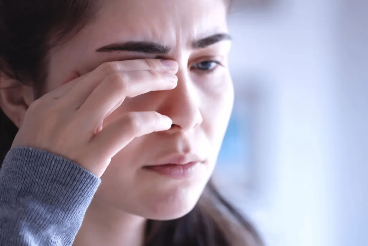 Red eye and allergy irritation treated at Lakeview Eye Care in Syracuse, Utah